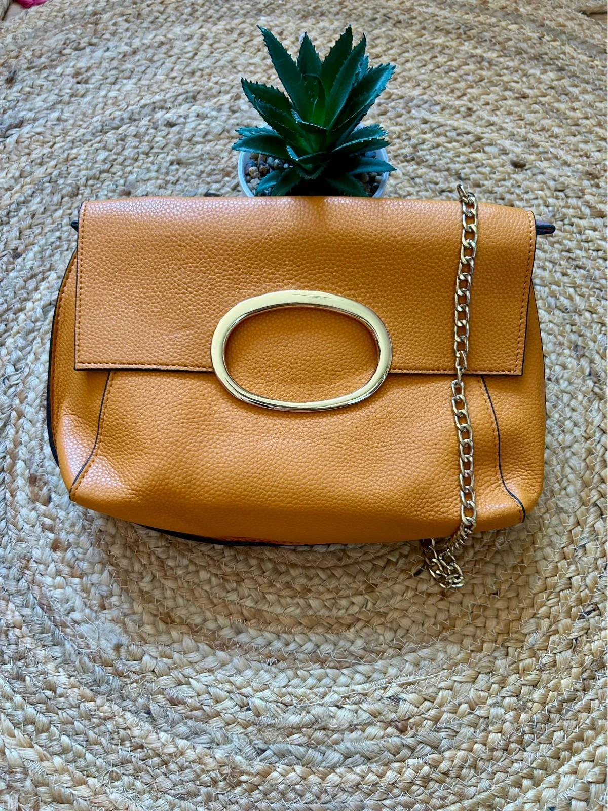 💛🌿Gele okergele bohemien chique schoudertas Crossbody-tas gouden oker🌿💛 – photo 9